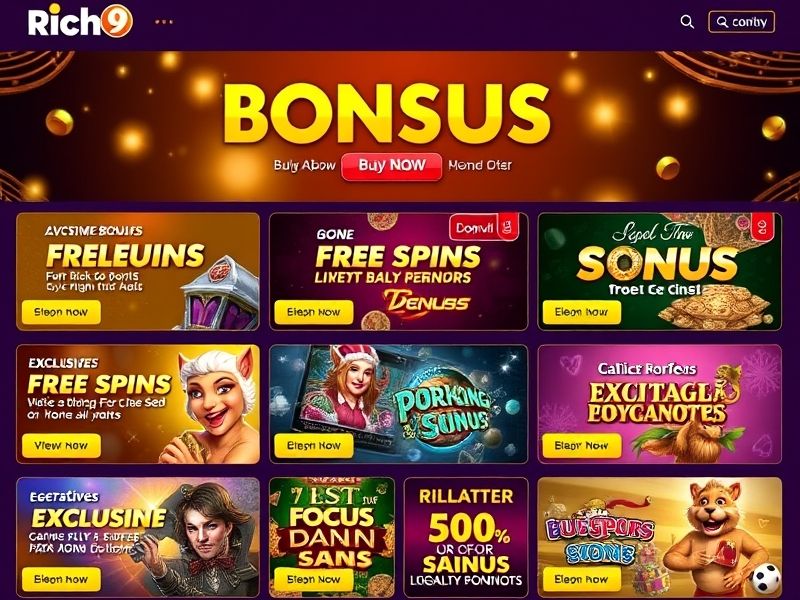 Discover the best gambling games and exclusive promotions at rich9.com. Enjoy thrilling slots, table games, and live casino action with top bonuses and secure gameplay.